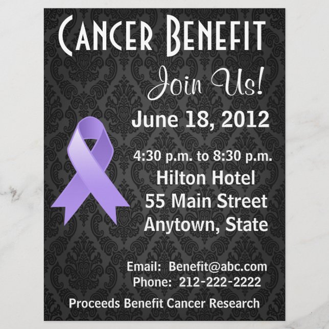 General Cancer Personalized Benefit Flyer (Front)