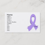 General Cancer Ribbon Business Card