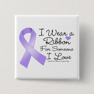General Cancer Ribbon Someone I Love Button