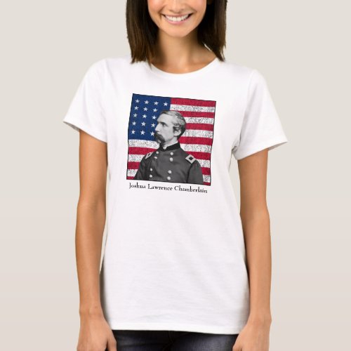 General Chamberlain and The American Flag T_Shirt