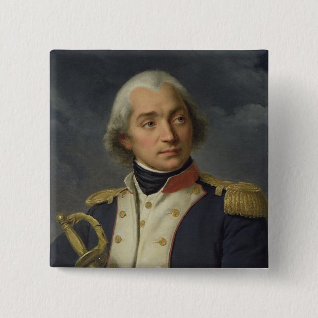 General Charles Pichegru Pinback Button (Front)