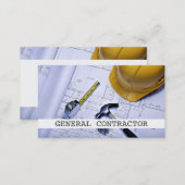 General Contractor Builder Construction Business Business Card (Front/Back)