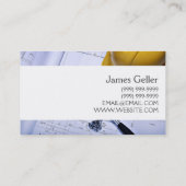 General Contractor Builder Construction Business Business Card (Back)