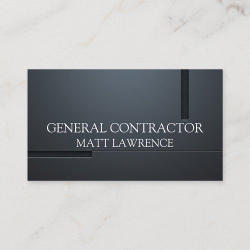 General Contractor Builder Construction Business Business Card