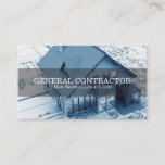 General Contractor Builder Manager Construction Business Card at Zazzle