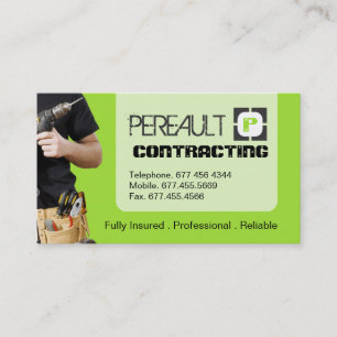 GENERAL CONTRACTOR BUSINESS CARD