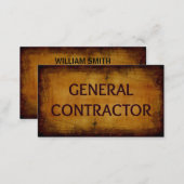 General Contractor Business Card (Front/Back)