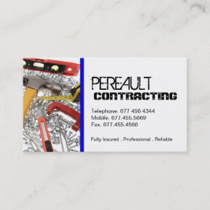 GENERAL CONTRACTOR BUSINESS CARD