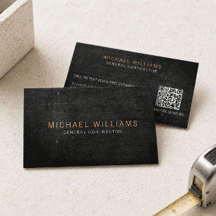 General Contractor Business Card