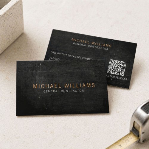 General Contractor Business Card