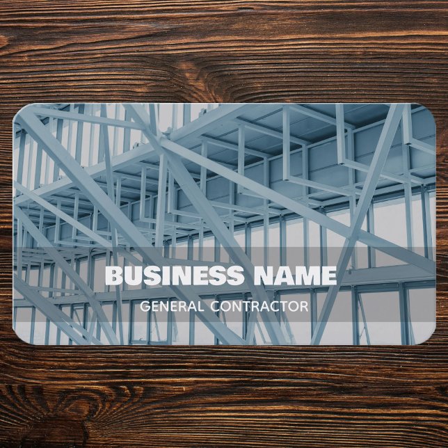 General Contractor Business Card (General Contractor Business Cards)