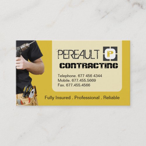 GENERAL CONTRACTOR BUSINESS CARD