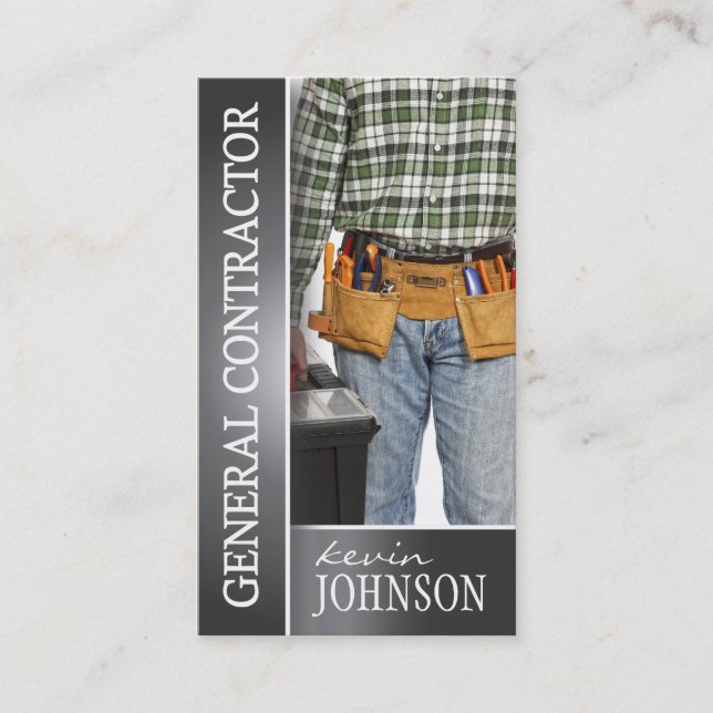 GENERAL CONTRACTOR BUSINESS CARD (Front)