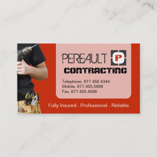 GENERAL CONTRACTOR BUSINESS CARD