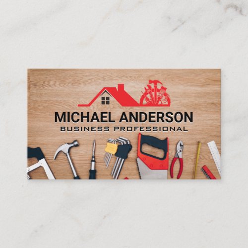 General Contractor | Hardware Tools Business Card