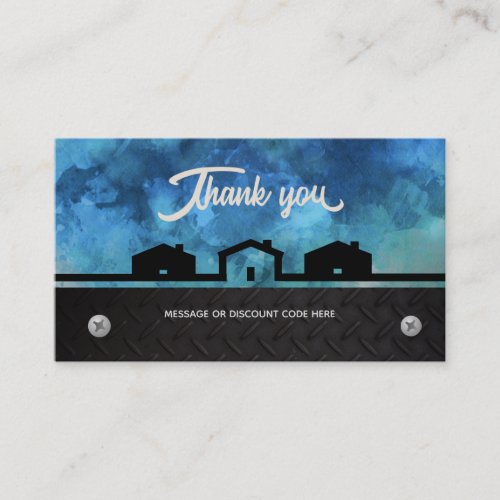 General Contractor Thank you Cards