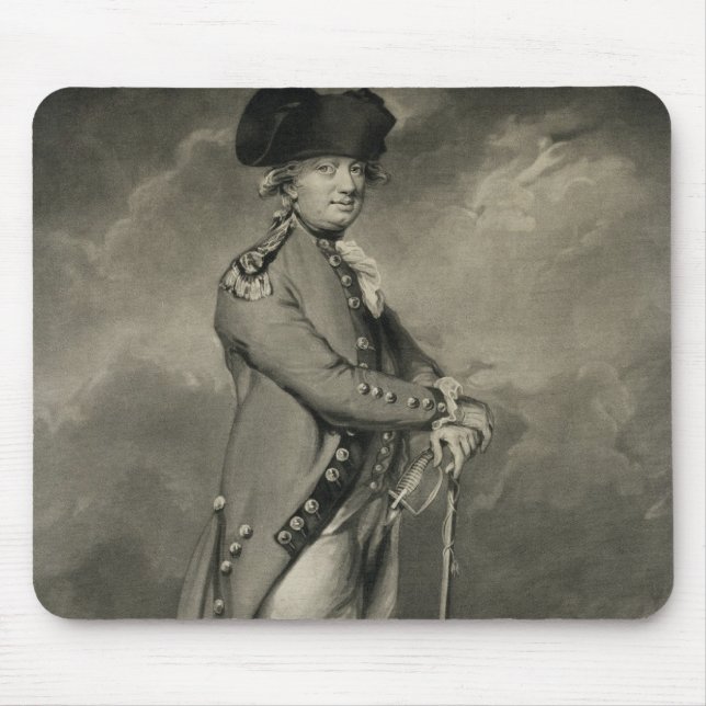 General Cornwallis (1738-1805) engraved by John Jo Mouse Pad (Front)