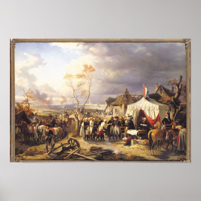 General De La Morliere Receiving the Surrender Poster (Front)