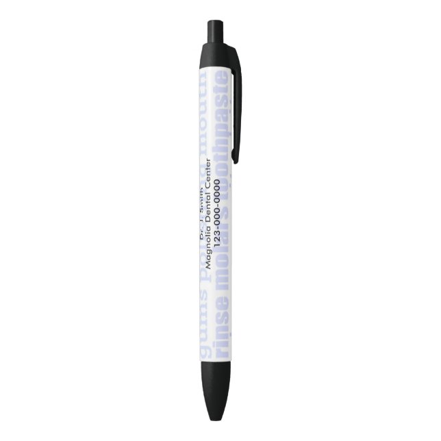 General Dental Words Pen (Bottom (Vertical))