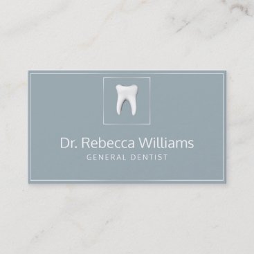 General Dentist Appointment Reminder Business Card