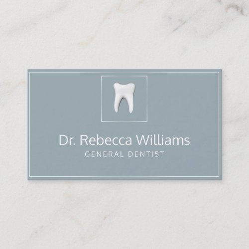 General Dentist Appointment Reminder Business Card