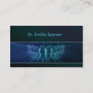 General Dentist Blue Gradient Business Card