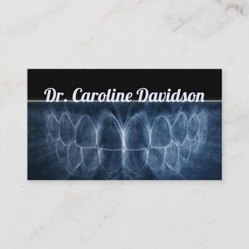 Customizable General Dentist Business Card