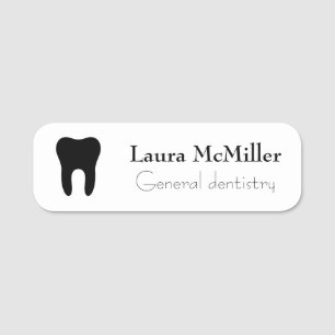 General Dentist Employee Name Logo Tag