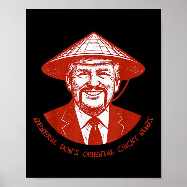 General Dons Funny Oriental Chicky Nugs Saying Quo Poster (Front)