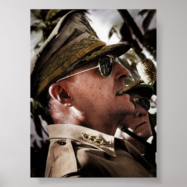 General Douglas MacArthur Poster (Front)