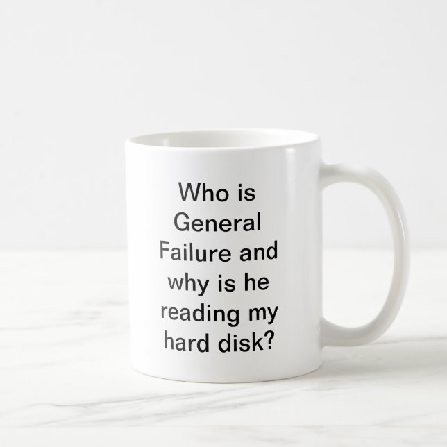 General Failure mug (Right)