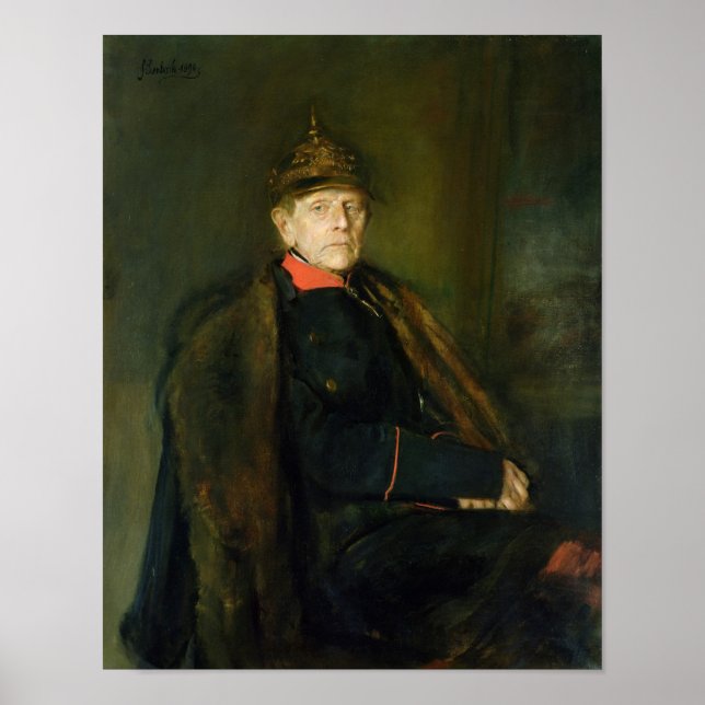 General Fieldmarshal Helmuth Graf von Moltke Poster (Front)