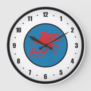 General Gas Vintage Wall Clock by CustomizedCreationz at Zazzle
