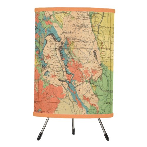 General Geological Map of Colorado Tripod Lamp