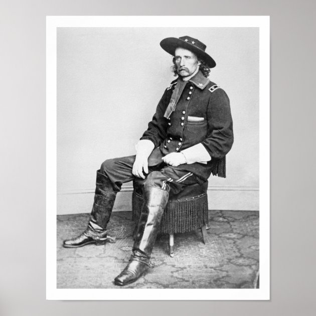 General George A. Custer (b/w Photo) Poster | Zazzle