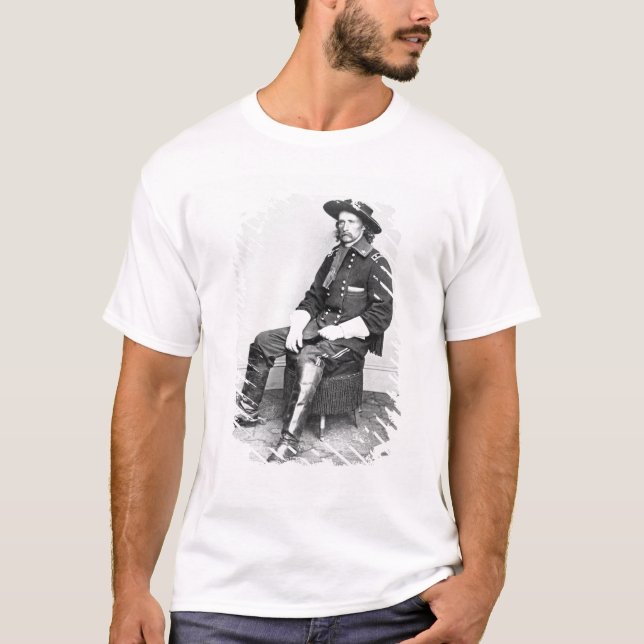 General George A. Custer (b/w photo) T-Shirt (Front)