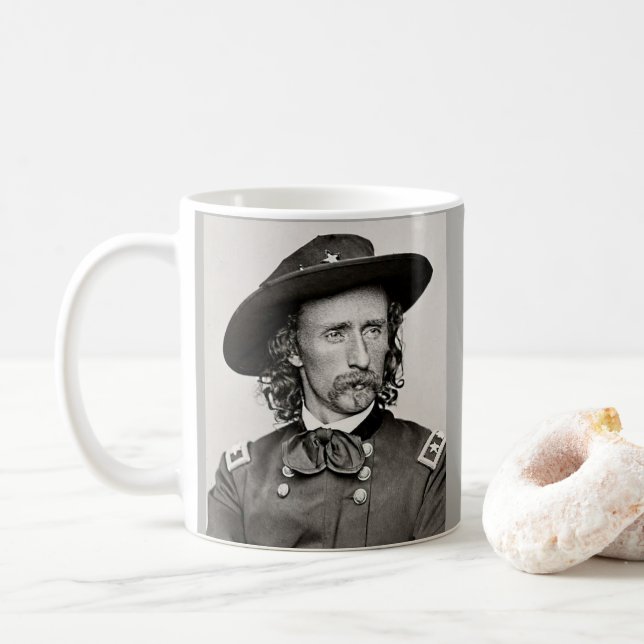 General George Armstrong Custer 7th Cavalry Mug (With Donut)