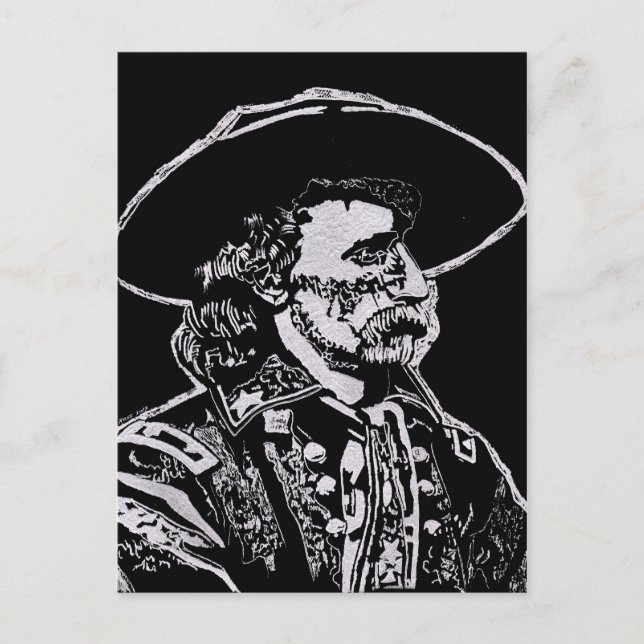 General George Armstrong Custer Postcard (Front)