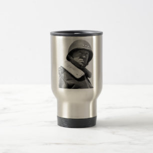 General George Patton -- WW2 Travel Mug