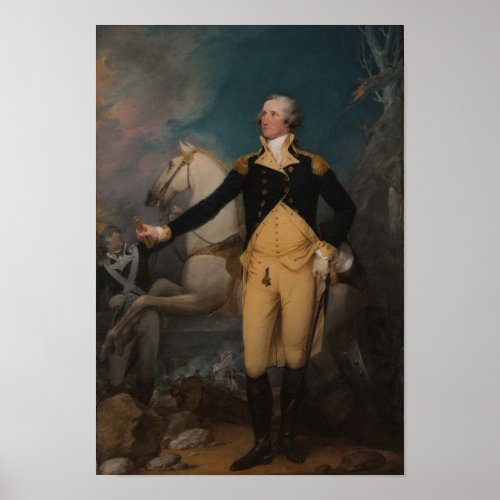 General George Washington at Trenton Poster