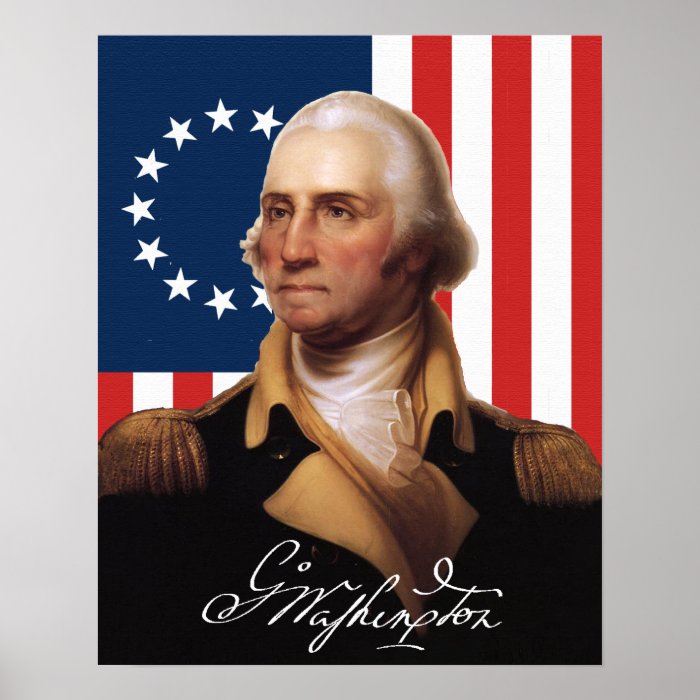 General George Washington Poster