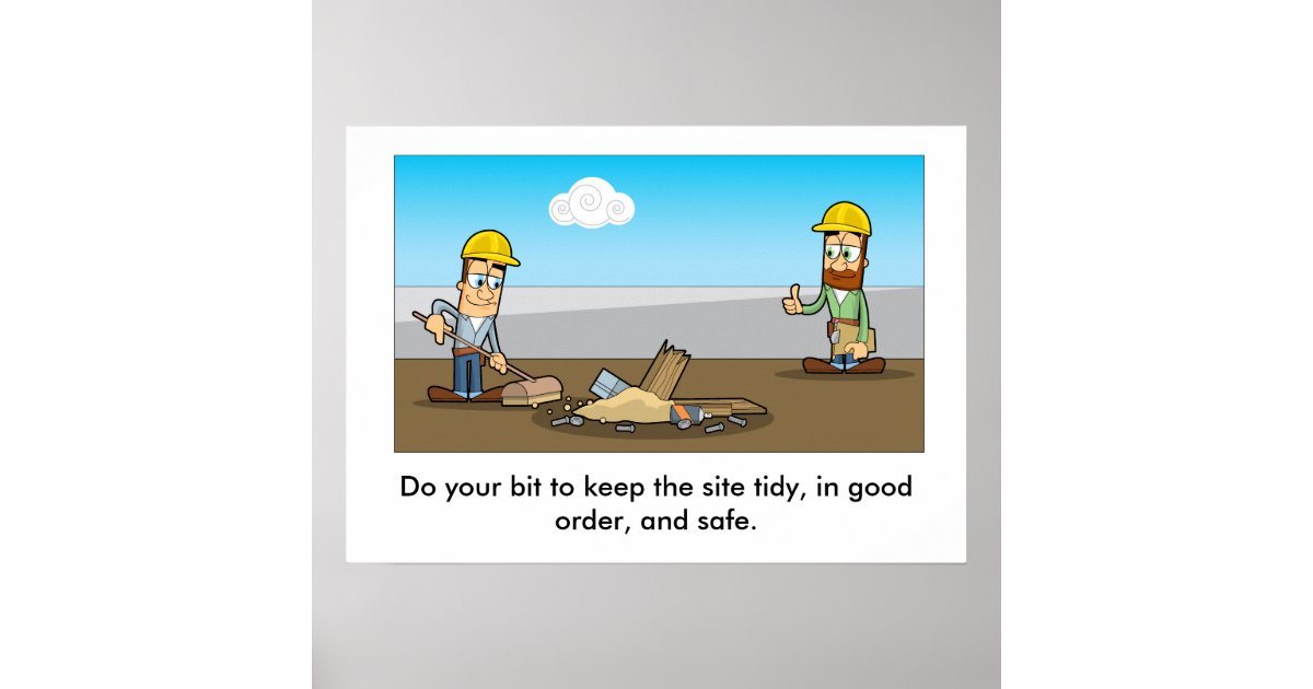 General Health & Safety Refresher 002 Poster Zazzle