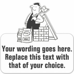 General House Builder Promotional Sticker