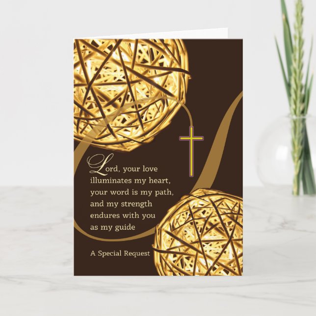 General Invitation with Christian Theme Illuminate (Front)