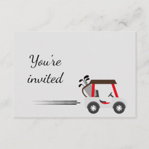 General Invite Custom Fun Golfing Birthday Party
