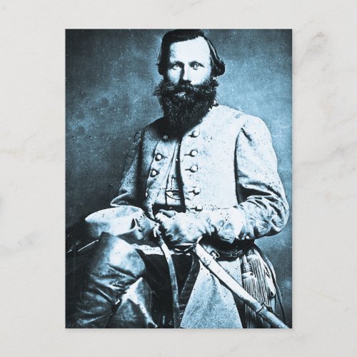 General JEB Stuart American War Hero Postcard