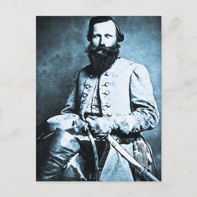 General J.E.B. Stuart American War Hero Postcard (Front)