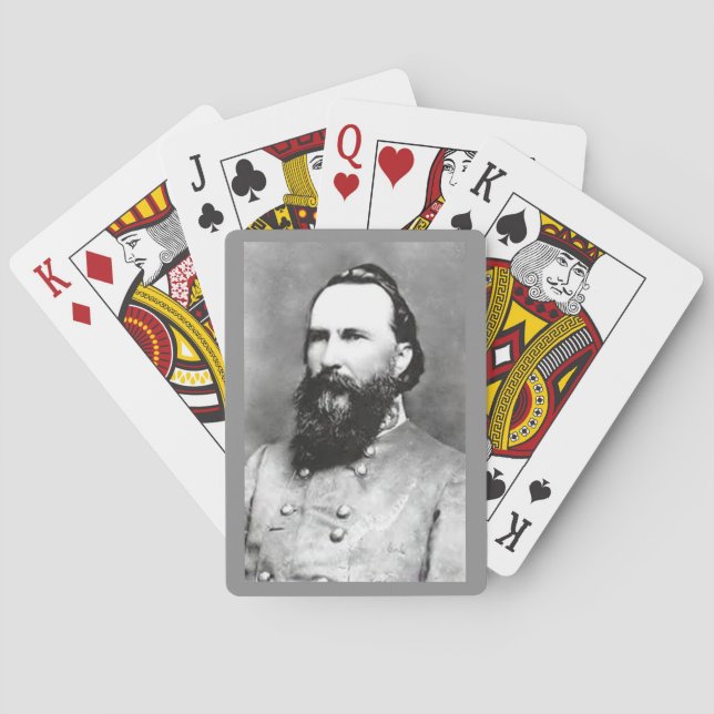 GENERAL JAMES LONGSTREET POKER CARDS (Back)