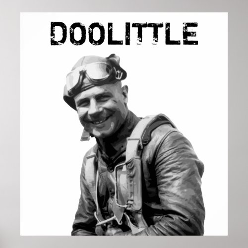 General Jimmy Doolittle __ WW2 Hero Poster