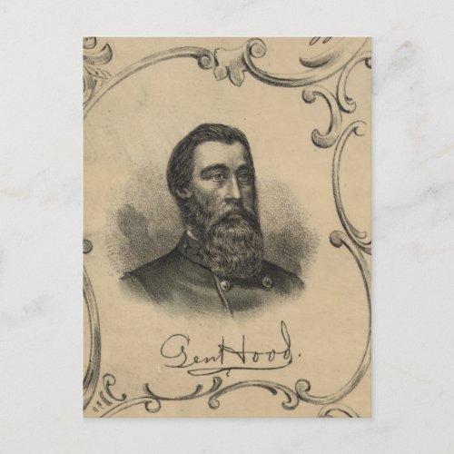 General John B Hood Postcard